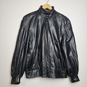 BRETTONS COLLECTION Woman's Faux Leather Bikers Jacket